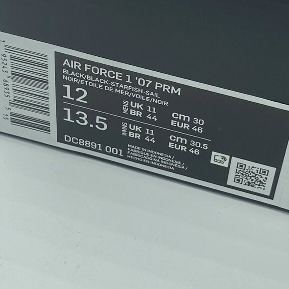 Nike Air Force 1 Halloween Size 12 DC8891-001 NEW WITH BOX 2021 - Picture 6 of 6